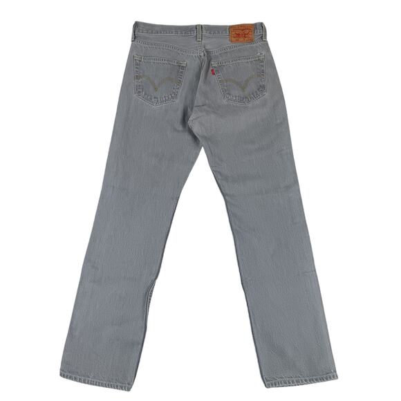 Levis 501XX Vintage Jeans Mens 32X32 Light Greystone Regular Straight Button Fly - Picture 1 of 12
